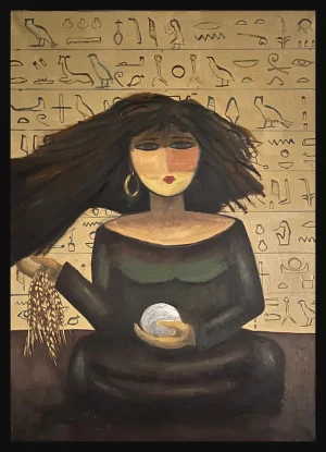 Portrait – Jehan Badran Original Painting