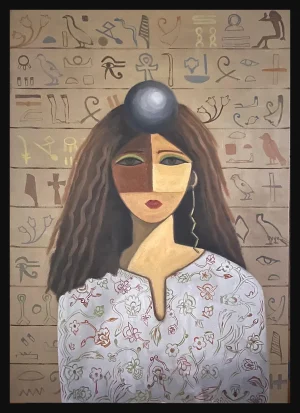 Portrait – Jehan Badran Original Painting